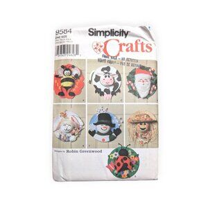 Seasonal Craft Pattern Simplicity 9584 Uncut Halloween/Christmas